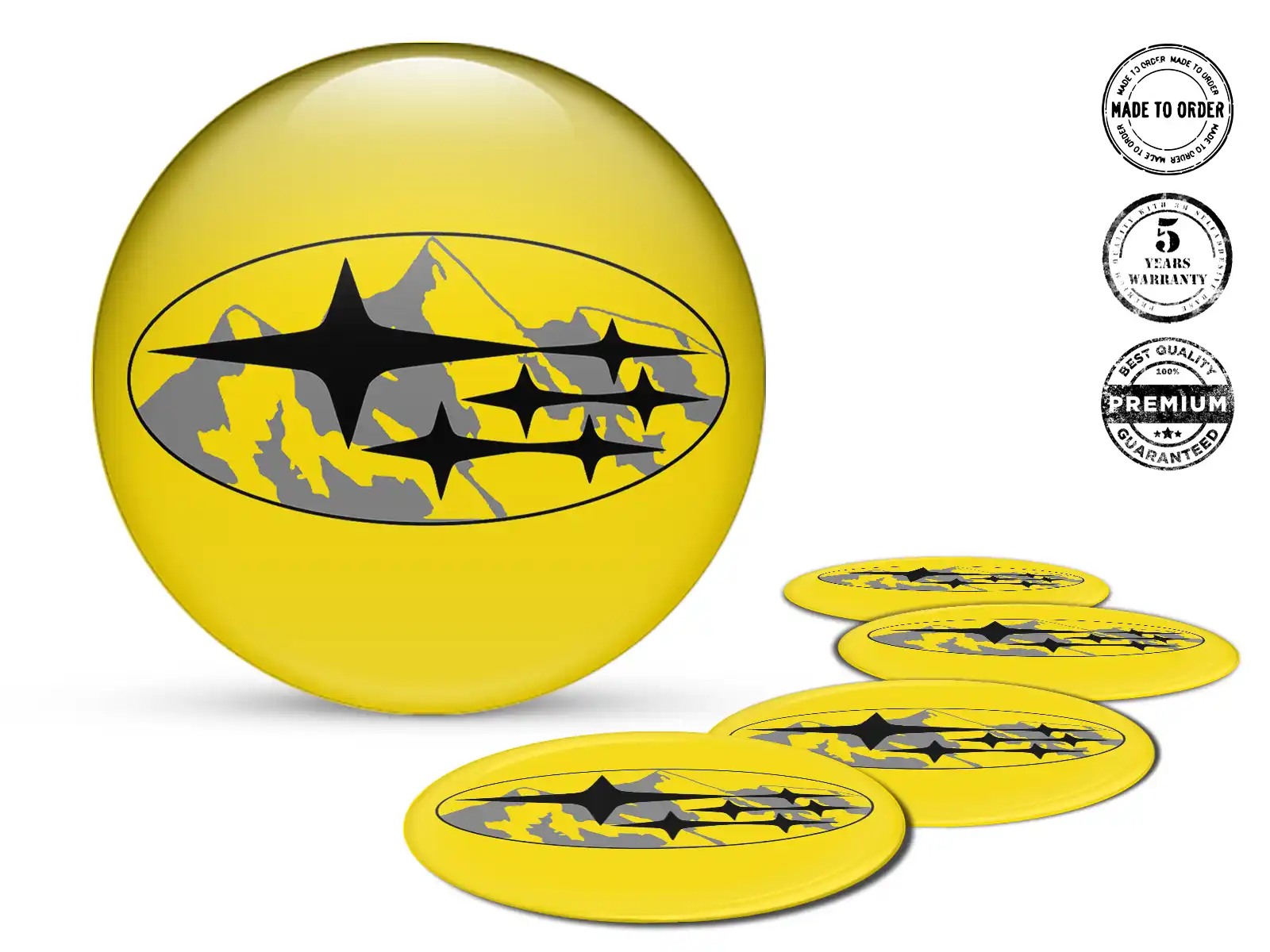 Subaru Felgensticker Individuell Galactic Racing Prism
